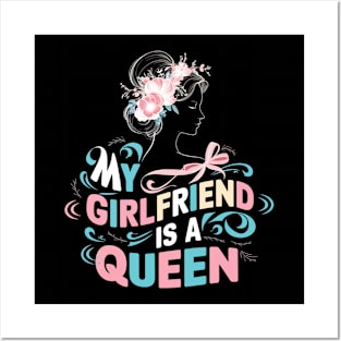 MY GIRLFRIEND IS A QUEEN Posters and Art